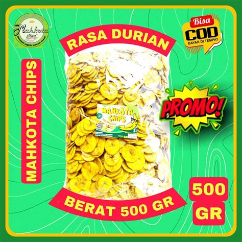 Jual KERIPIK PISANG ORIGINAL MANIS ISI 500 GR KRIPIK PISANG MAHKOTA