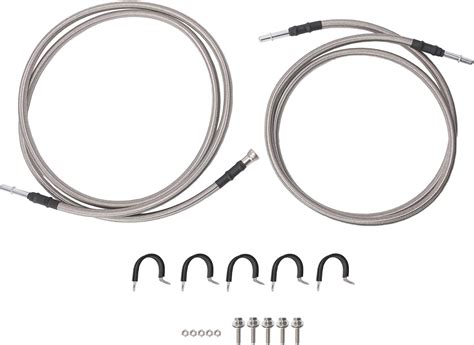 819 816 Stainless Steel Braided Fuel Line Kit Fits For Chevy Silverado 1500 2500