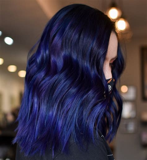 20 Attractive Dark Blue Hair Color Ideas To Try In 2024 Hairdo Hairstyle