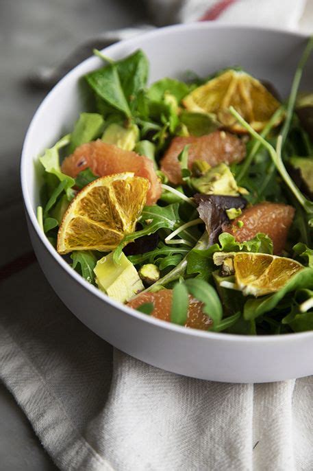 Insalata Di Agrumi Invernale Con Avocado E Pistacchi Col Cavolo