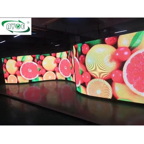 Type B P2 976 Outdoor Rental LED Screen SMD1415 Cube Display Curve Cabinets