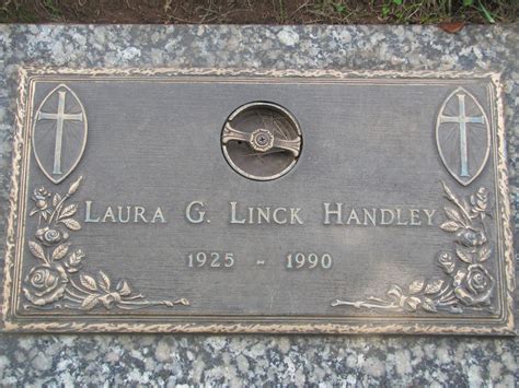 Laura Genevieve Linck Handley Find A Grave Memorial