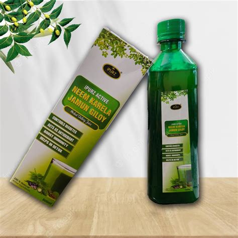 Neem Karela Jamun Giloy Juice 500 Ml Packaging Type Box At Rs 290