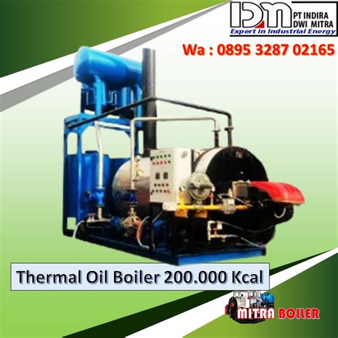 JUAL MESIN PEMANAS THERMAL OIL HEATER ASPAL 600 000 KCAL