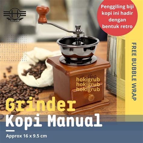 Jual Alat Penggiling Kopi Manual Coffee Maker Grinder Kopi Manual