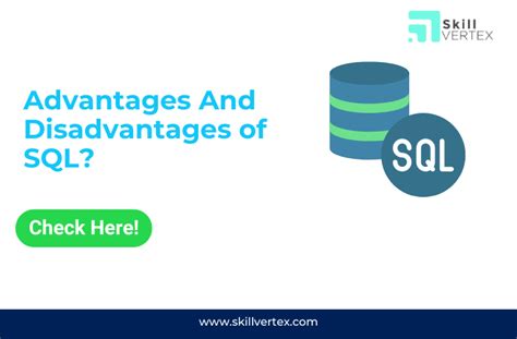 Advantages And Disadvantages Of SQL