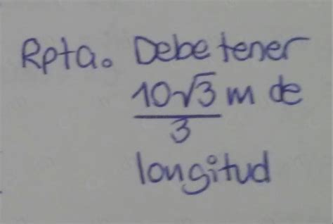 Solved A Calcula La Longitud Que Debe Tener Una Escalera Para Que