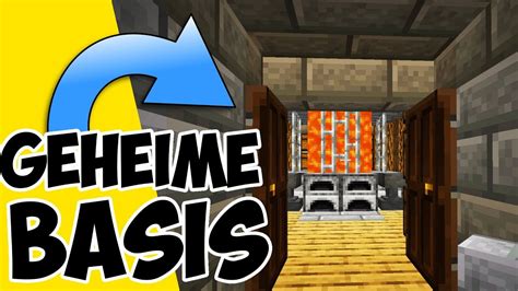 Minecraft Geheime Basis Bauen Wie Baut Man Eine Geheime Basis In