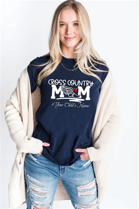 Cross Country Mom T Shirt Cross Country Mom Shirt XC Mom Shirt High