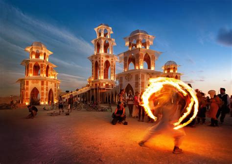 Le Festival De Burning Man Dans Le Nevada