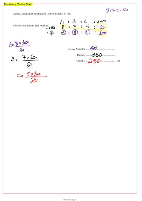 SOLUTION: Math ratio map scale lesson + solving - Studypool