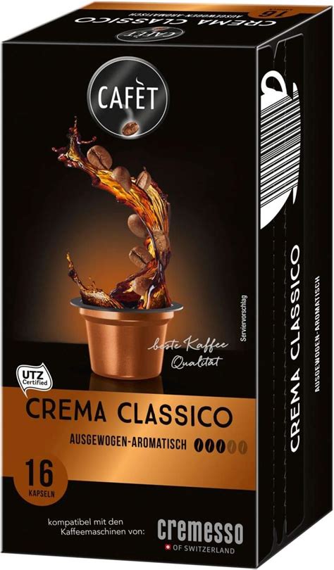 Cafet para Cremesso Crema Classico 16 cápsulas Amazon es