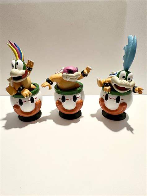 3d Printed Koopaling Custom Amiibo Figures • Made With Elegoo Mars 3