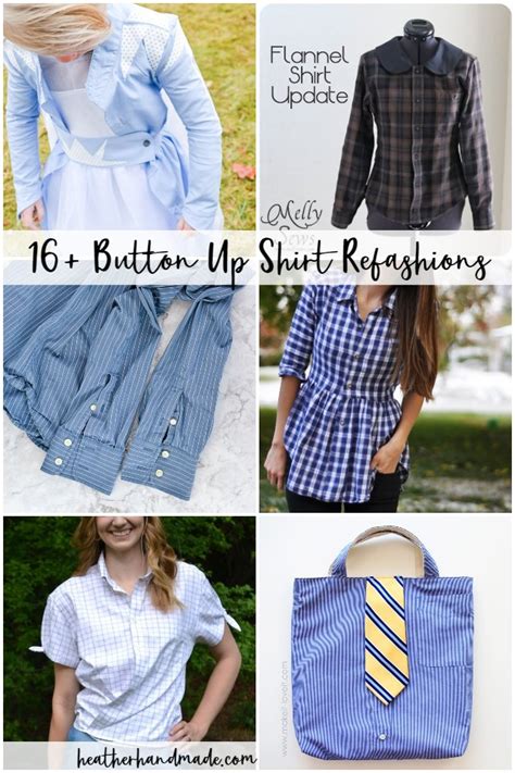 16 Button Up Shirt Refashion Tutorials – Sewing