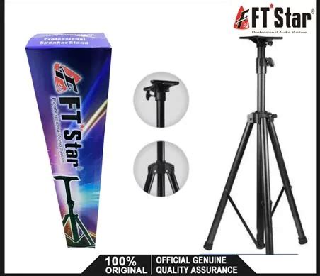 M Egapro Ftstar Speaker Stand Professional Tripod Base Speaker Stand