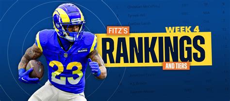 Fantasy Football Rankings Tiers Start Sit Advice Week Fantasypros