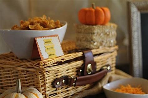 Karas Party Ideas Fall Themed Pumpkin Boy Girl Harvest Birthday Party