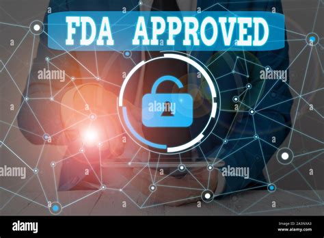 Cartel En El Texto Aprobado Por La Fda Foto De Negocios Lucimiento Fda