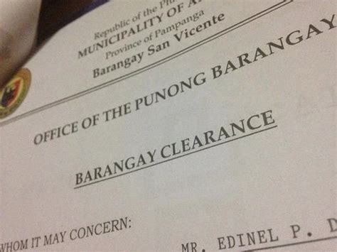 Paano Kumuha Ng Barangay Clearance Simpleng Gabay Para Sa Mga Pilipino