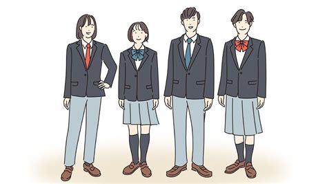 制服で男子中学生がスカート 同床異夢