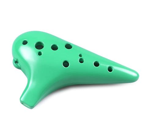 12 Hole Plastic Tenor Ocarina In C Major 7 Colors Stl Ocarina