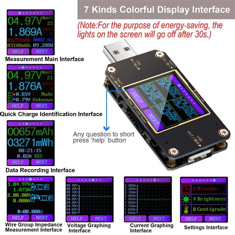 Usb C Power Meter Tester With Braided Usb C Cable Liberia Ubuy