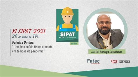 Sipat 2021 Tema Uma Boa Saúde Física E Mental Em Tempos De Pandemia