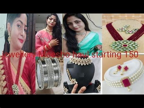 Meesho Jewellery Haul For Festival Wedding Special Diwali