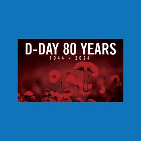 80th Anniversary D Day 1500mm X 900mm Flag Design 2 Flags And Flagpoles