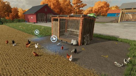 Open Chicken Coop Fs22 Kingmods