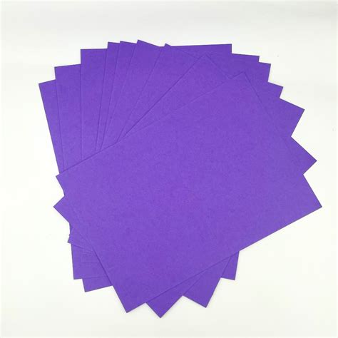 Unique Colored Cardstock Paper For Craft Silhouette And Cricut Compatible A4 Size 250gsm