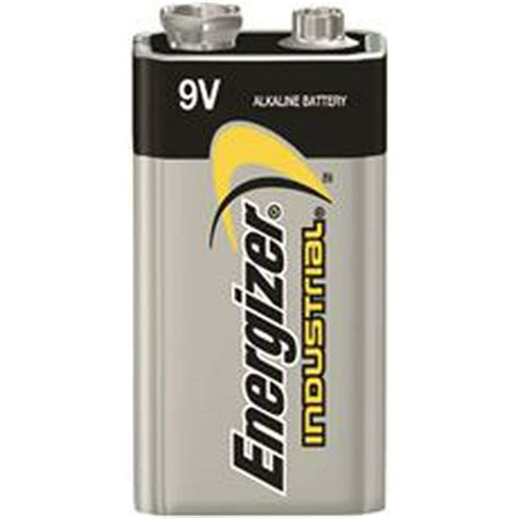 Energizer Industrial Alkaline Battery 9 Volts 12 Pack