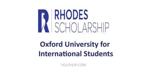 Rhodes Scholarships at Oxford University for International Students - Youth Opportunities