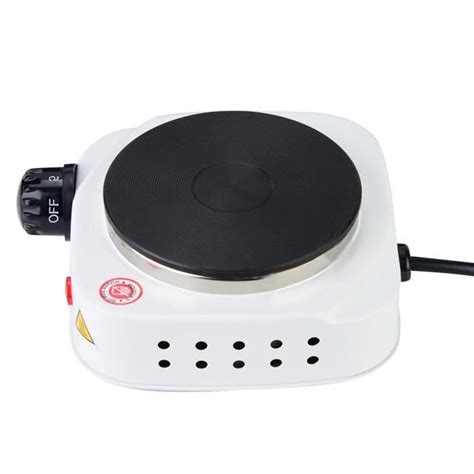 SALALIS Mini Cuisinière Mini poêle électrique portable 500 W avec