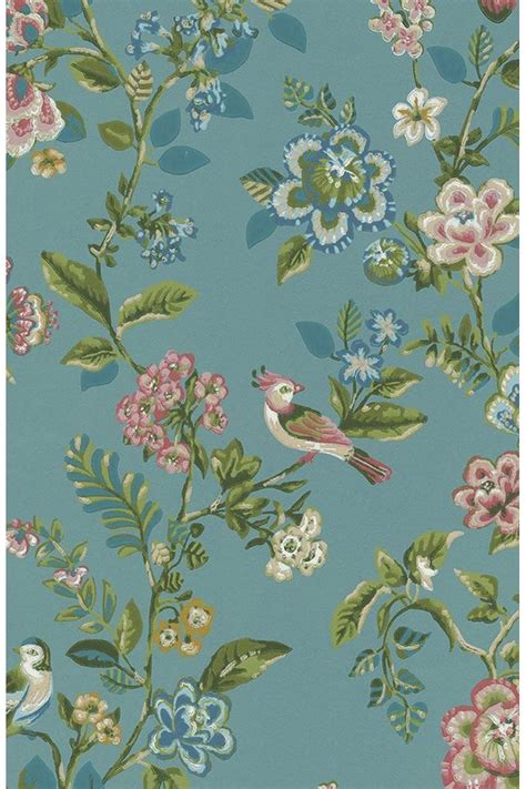 Botanical Print wallpaper sea blue | Pip Studio the Official website