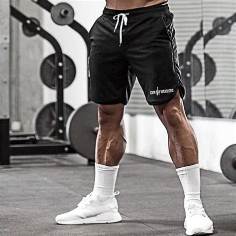 Xituodai Summer Brand Mesh Quick Dry Fitness Shorts Men Gym Knee Length Bodybuilding Active