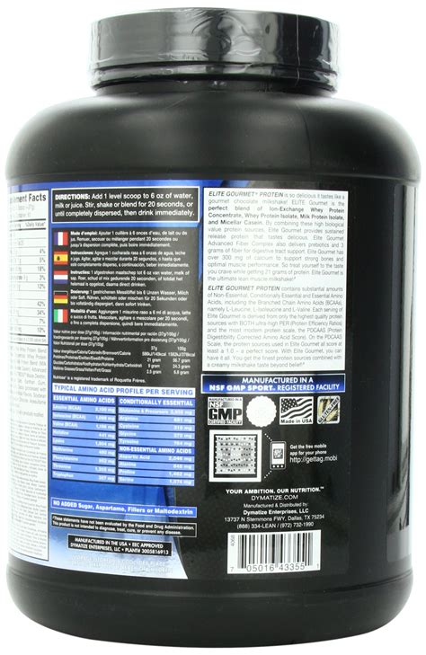 Dymatize Elite Gourmet 100 Whey Sustained Release Protein Swiss