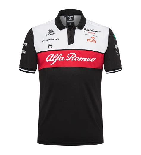 NUOVO 2022 ALFA Romeo Racing Orlen F1 Team Uomo Polo Shirt Teamwear