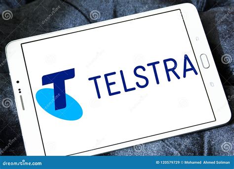 Telstra Telecommunications Company Logo Editorial Stock Image Image