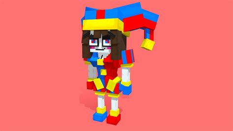 Digital Circus Pomni Sexy Minecraft Buy Royalty Free 3d Model By El Coleccionista