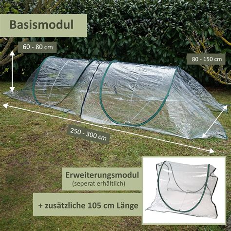 Folientunnel Aus Transparenter Pvc Folie Modular Erweiterbarer