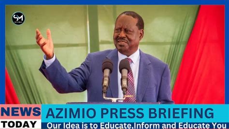 JOURNEY TO STATE HOUSE BEGINS RAILA ODINGA DECLARES WAR TOWARDS RUTO