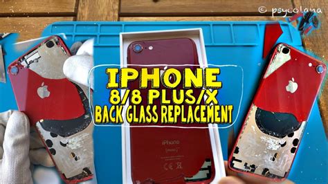 Iphone 8 8 Plus And X Series Back Glass Replacement Youtube