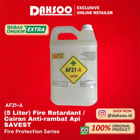 Jual Af A Fire Retardant Liter Savest Cairan Anti Api Liter