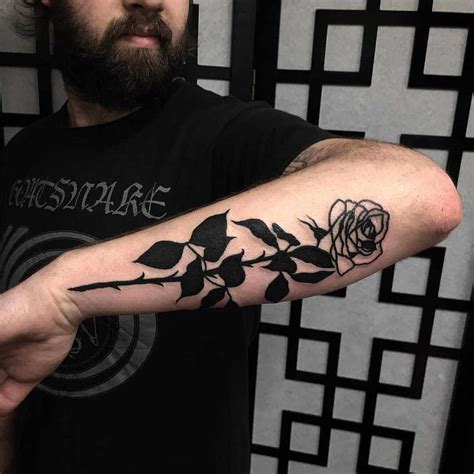 Most Beautiful Black Rose Tattoo Designs And Ideas