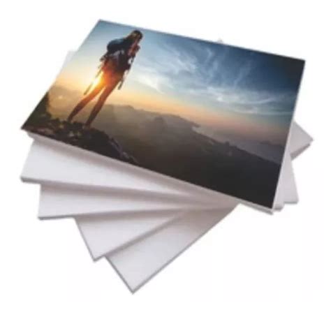 Papel fotográfico satinado A4 230gr MercadoLibre