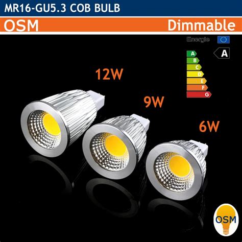 Led Mr Gu V V W W W W Dimmable Led Cob Spotlight Warm