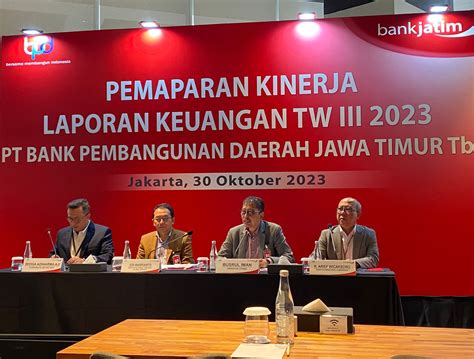 Penyaluran Kredit Bank Jatim Tembus Rp Triliun Sektor Ini