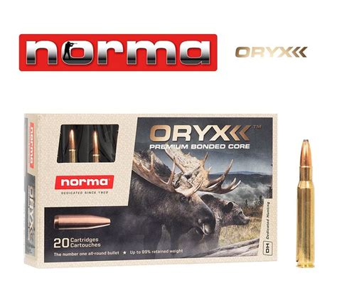 Norma Oryx 30 06 Springfield 165gr Munition Londero Sports