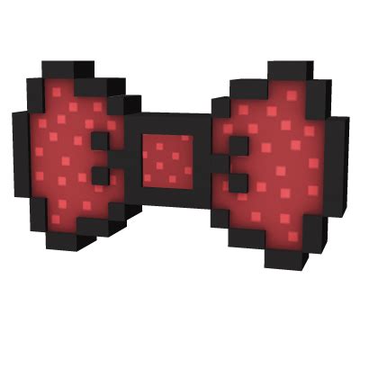 Red 8 Bit Bow Tie S Code Price RblxTrade